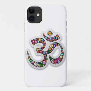 Namaste Floral Yoga Symbol iPhone 11 Case