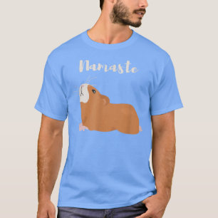 Namaste Guinea pig Cobra Yoga Pose for Yoga Teache T-Shirt