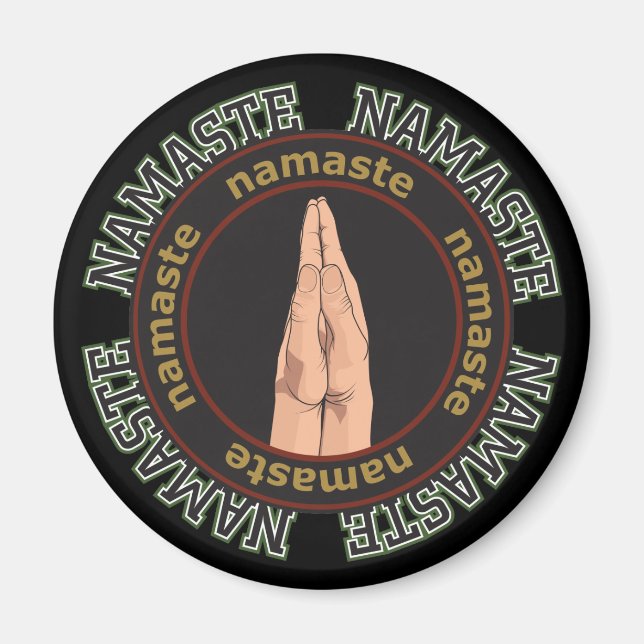 Namaste Hands Magnet (Front)