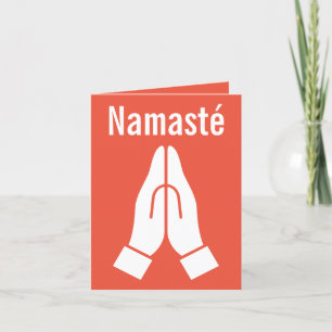 Namasté hands together greeting digital download  holiday card