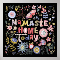 Namaste Home Today Folk Art Floral