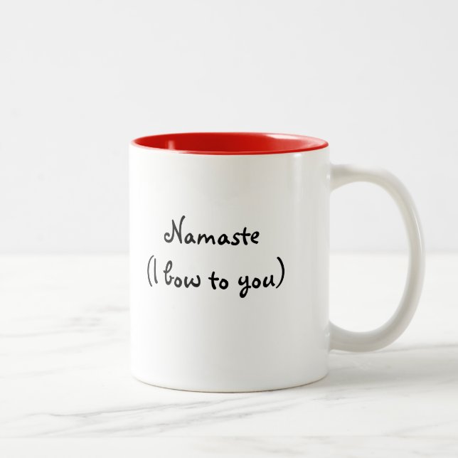 Namaste (I Bow To You)- Mug (Right)