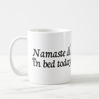 Namaste in Bed Coffee Mug