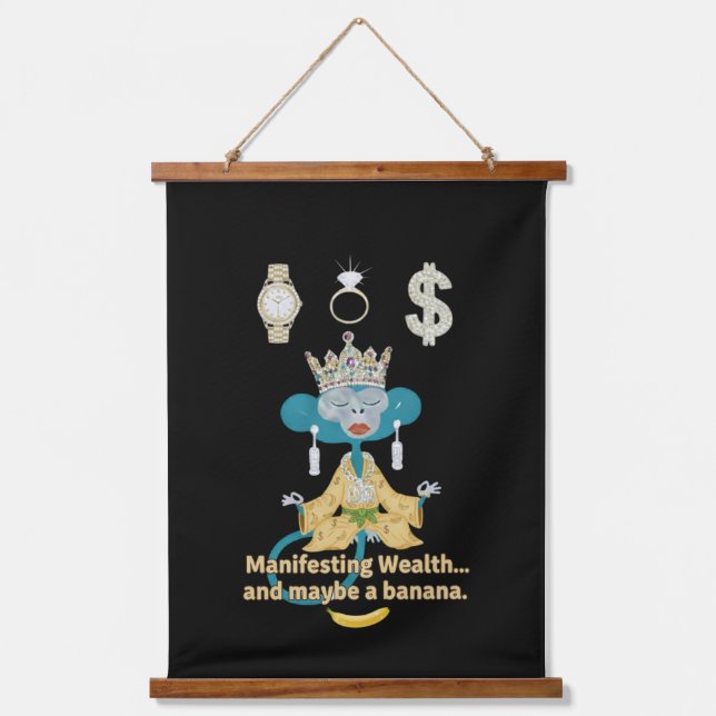 Namaste In Bed Hanging Tapestry (Front)