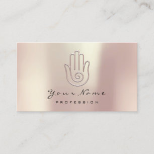 Namaste Joga Reflexology Massage Appointment Rose Card
