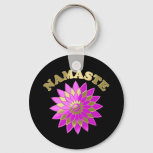 Namaste Key Ring