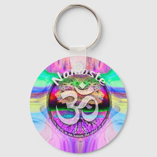 Namaste Key Ring (Front)