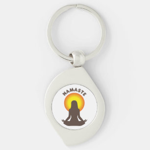 Namaste Key Ring