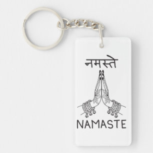 Namaste Key Ring
