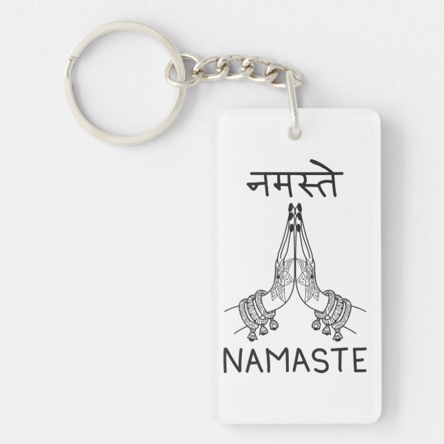 Namaste Key Ring (Front)
