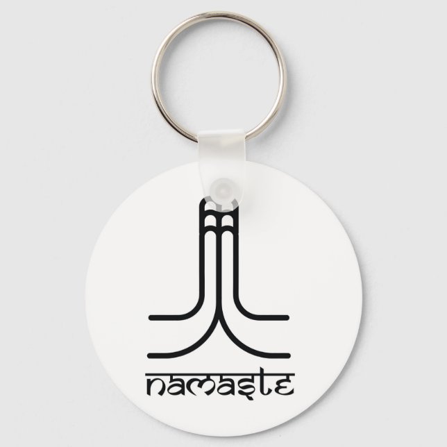 Namaste Key Ring (Front)