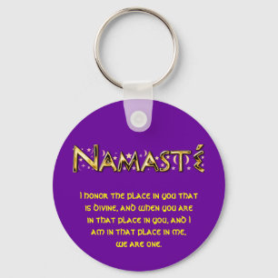 Namasté Key Ring