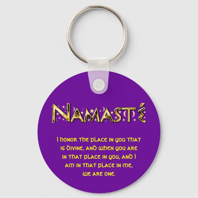 Namasté Key Ring (Front)