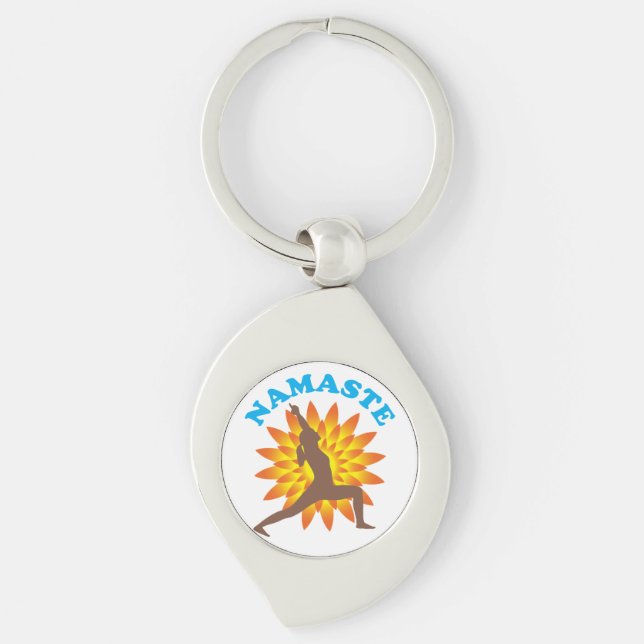 Namaste Key Ring (Front)