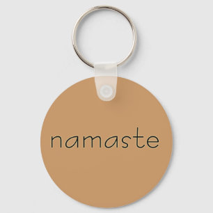 namaste keychain