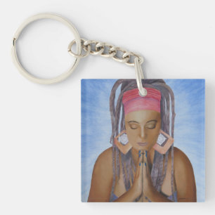 Namaste Keychain