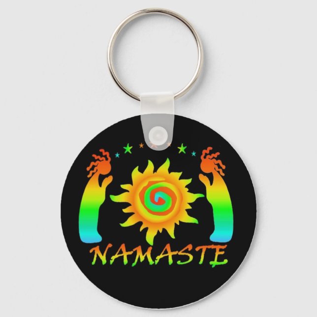 Namaste Keychain (Front)