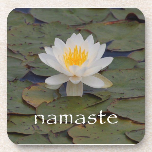 Namaste Lotus Coasters (Front)