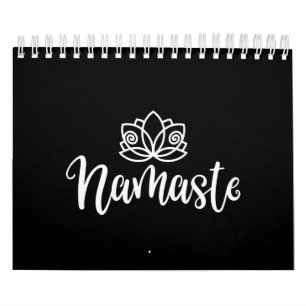 Namaste Lotus  Design For Yoga Lovers Calendar