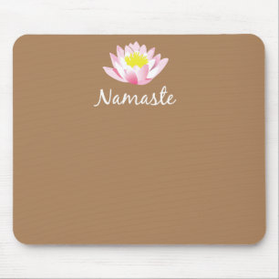 Namaste Lotus Flower Mousepad