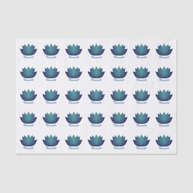 Namaste Lotus Flower Tissue Paper (Front)