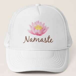 Namaste Lotus Flower Yoga Trucker Hat
