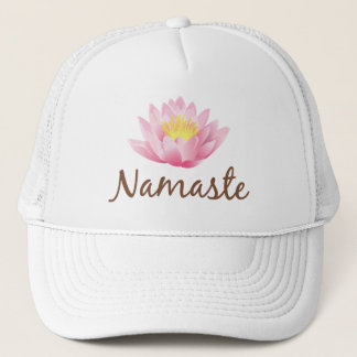 Namaste Lotus Flower Yoga Trucker Hat