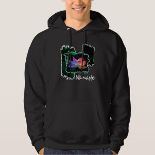 Namaste Lotus Flower Yoga Zen Gift Idea Rainbow Co Hoodie