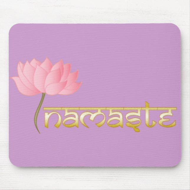Namaste Lotus Mousepad (Front)