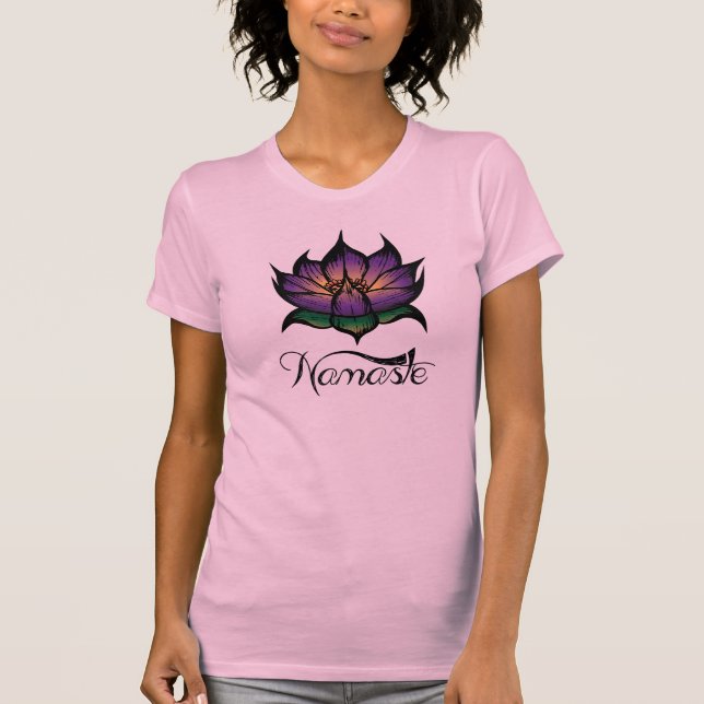Namaste Lotus T-Shirt (Front)