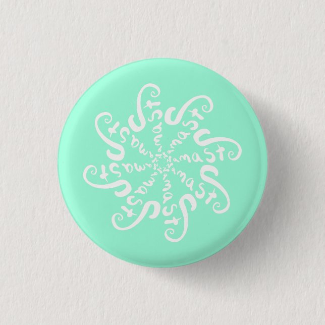 Namaste Mandala 3 Cm Round Badge (Front)