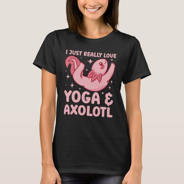 Namaste Meditation Fitness I Just Really Love Yoga T-Shirt (Front)