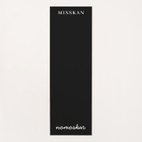 Namaste Modern Name Spiritual Meditation Black