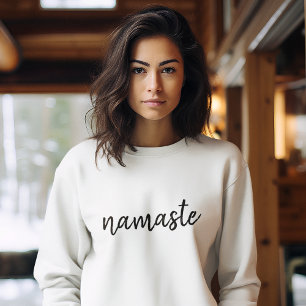 Namaste Modern Spiritual Meditation Yoga Sweatshirt