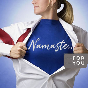 Namaste   Modern Spiritual Meditation Yoga T-Shirt