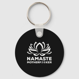 Namaste Motherforer Funny Yoga Gift Key Ring