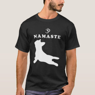 Namaste Om Symbol French Bulldog Funny Yoga Gift F T-Shirt