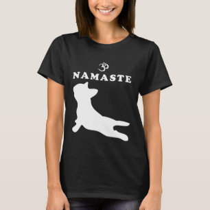Namaste Om Symbol French Bulldog Yoga For Women T-Shirt