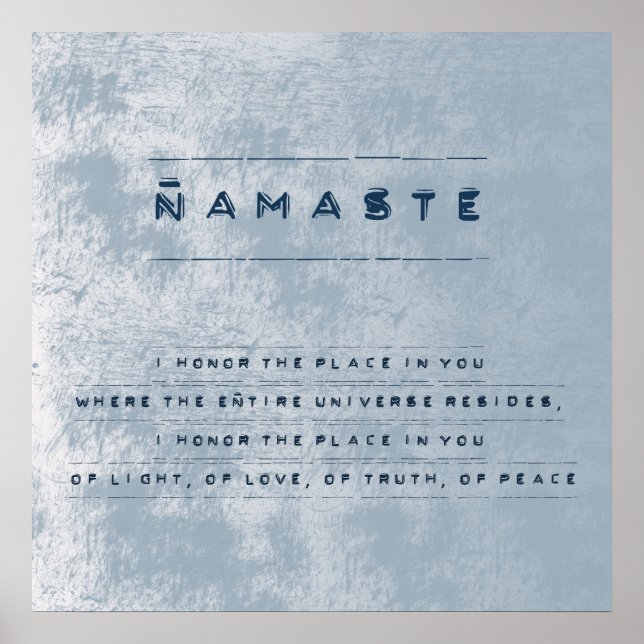 Namaste Poster (Front)