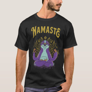 Namaste Sloth Yoga Meditation and Cute Workout Gr T-Shirt