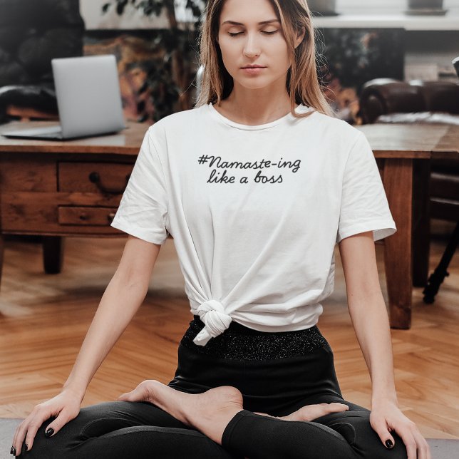 Namaste Spiritual Meditation Yoga Quote Funny T-Shirt (Creator Uploaded)