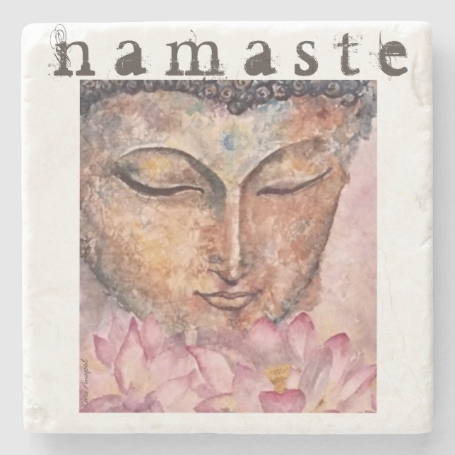 Namaste Stone Coaster (Front)
