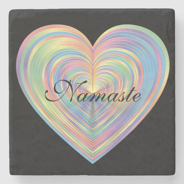 Namaste Stone Coaster (Front)