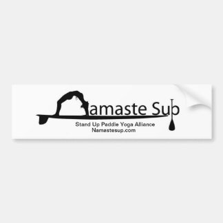 Namaste Sup bumper sticker