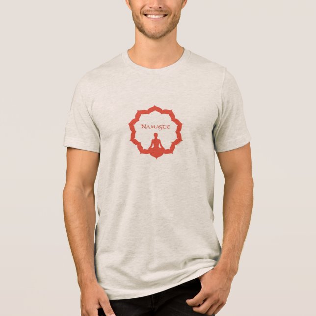 Namaste T-shirt Tri-Blend Shirt (Front)