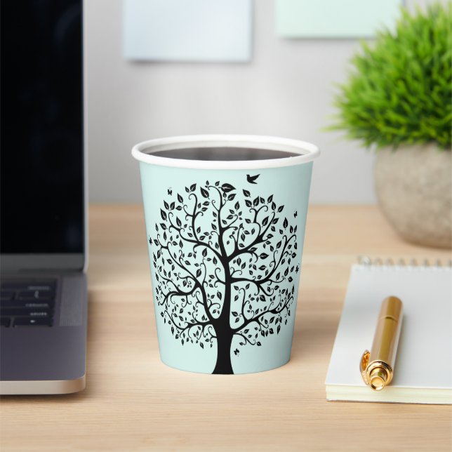 Namaste Tree of Life  Paper Cups (Insitu)