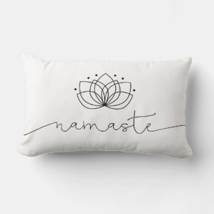 Namaste Typography Lumbar Cushion