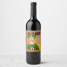 Namaste Wine Label, Yoga Label, Namaste Label