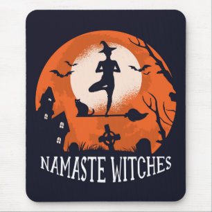 Namaste Witches Mouse Mat