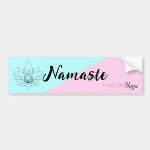 Namaste with Imago Dei Yoga Bumper Sticker